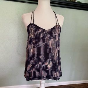 Rebecca Minkoff silk watercolor top size small